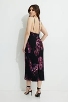 Back Tie Maxi Slip Dress