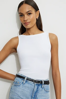 Camisole côtelée Nola