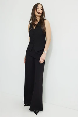Wide Leg Ponte Pants
