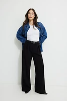 Chemise ample en denim et Tencel