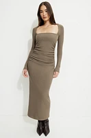 Robe maxi côtelé style boléro Cherry