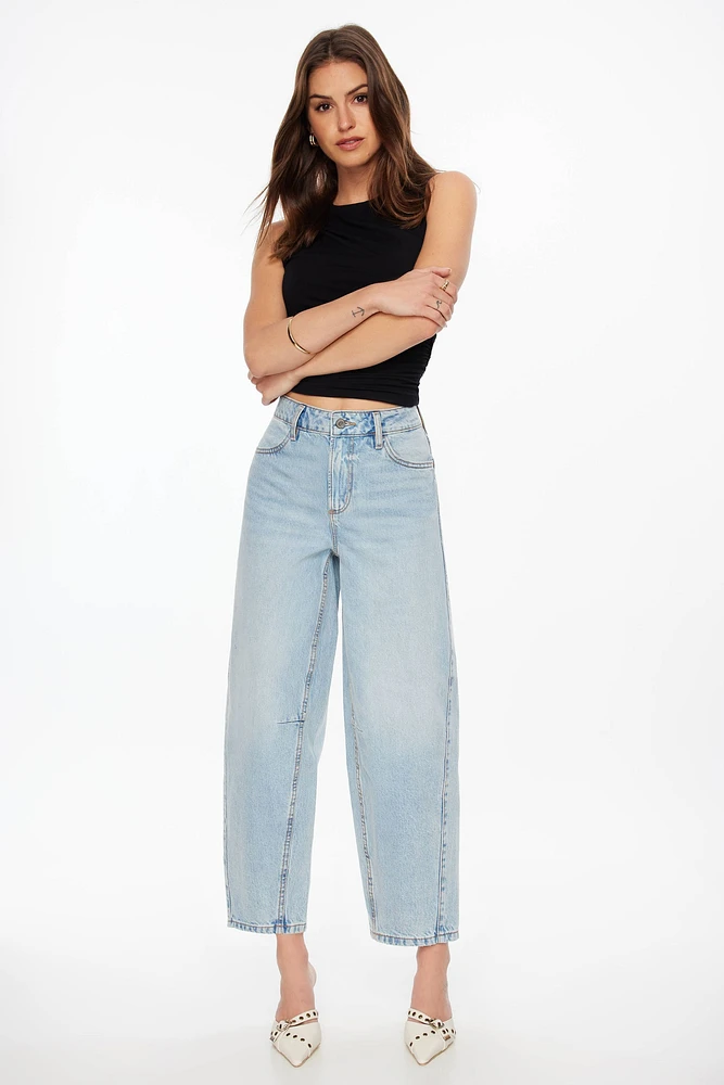 Blair High Rise Barrel Leg Jeans