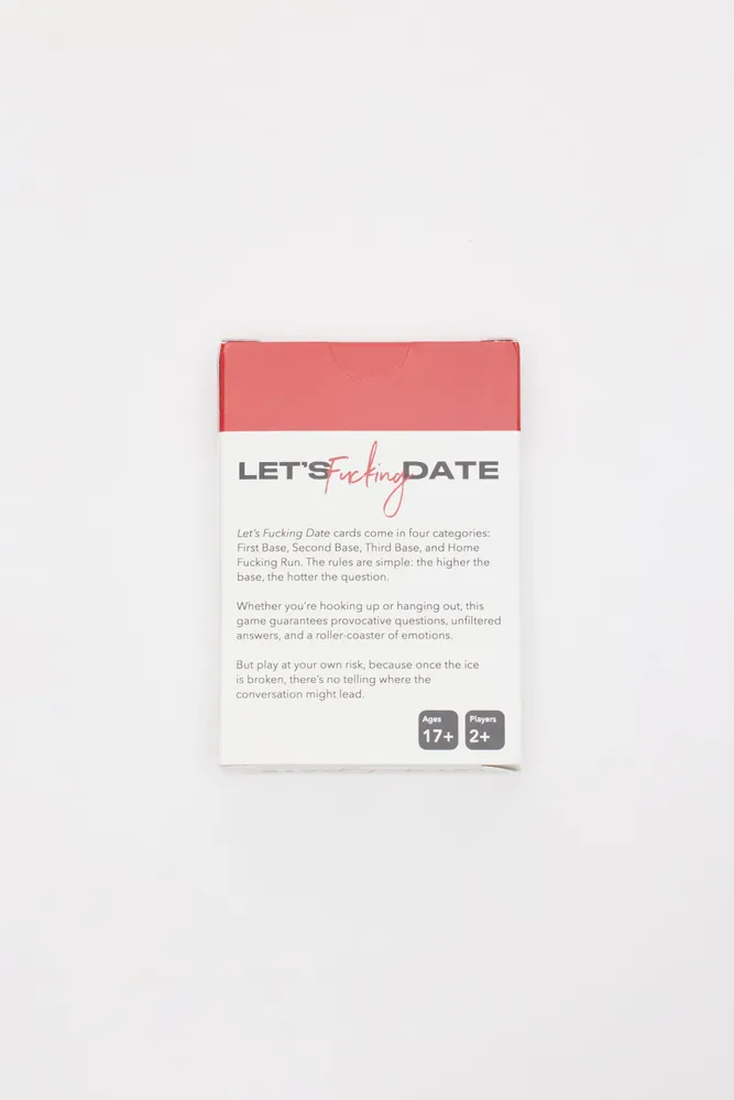 SERENA KERRIGAN | Jeu de cartes « Let's Fucking Date »