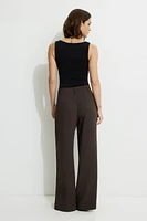 Jourdan Mid Rise Wide Leg Pants