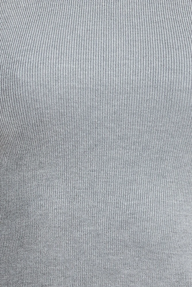Button Cuff Turtleneck Sweater