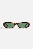 Super Slim Oval Sunglasses