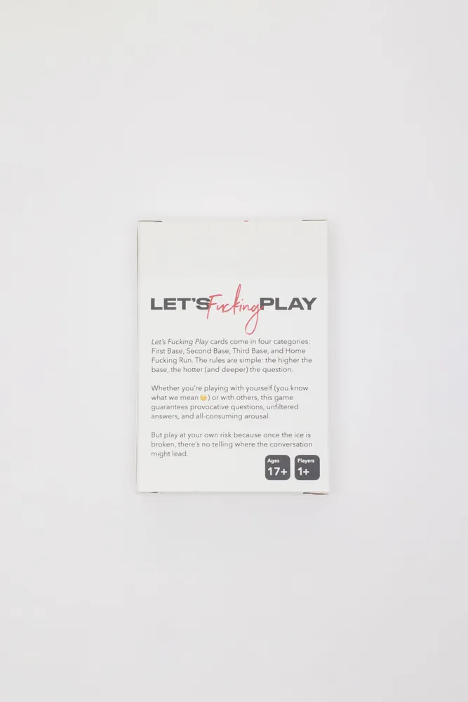 SERENA KERRIGAN | Jeu de cartes « Let's Fucking Play »
