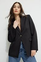Straight Single Breasted Blazer