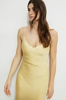 Robe maxi à col en V Aimee