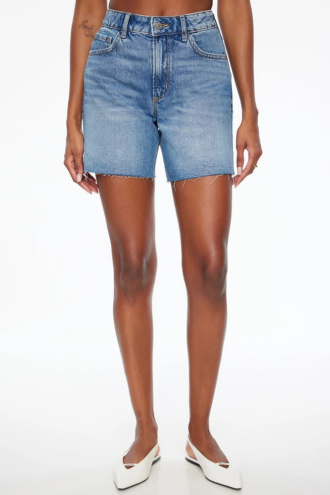 Short en denim A coupe Heidi