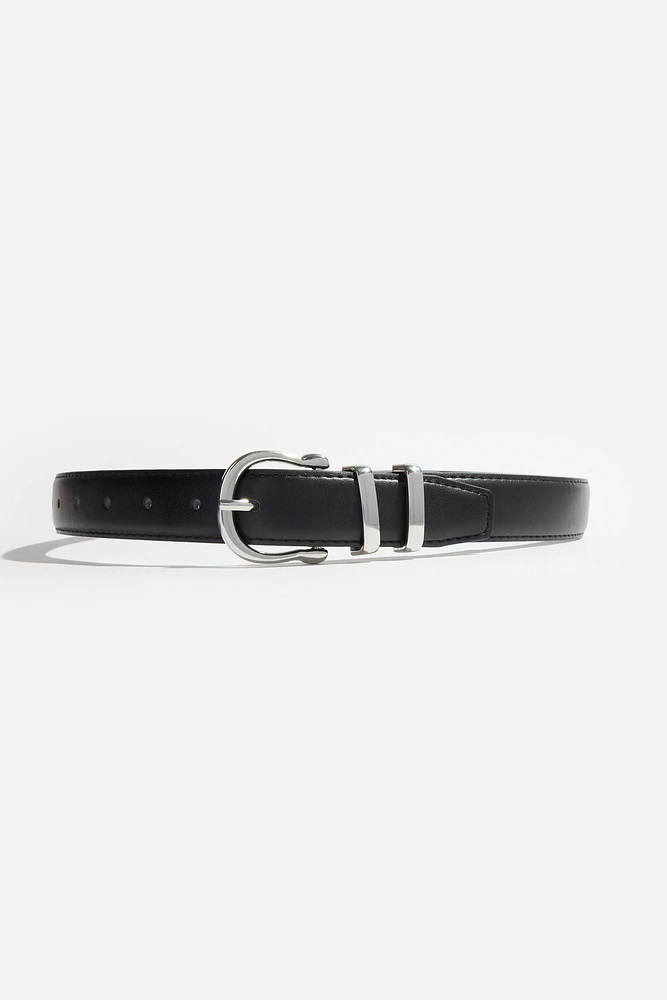 Ceinture en faux cuir classique