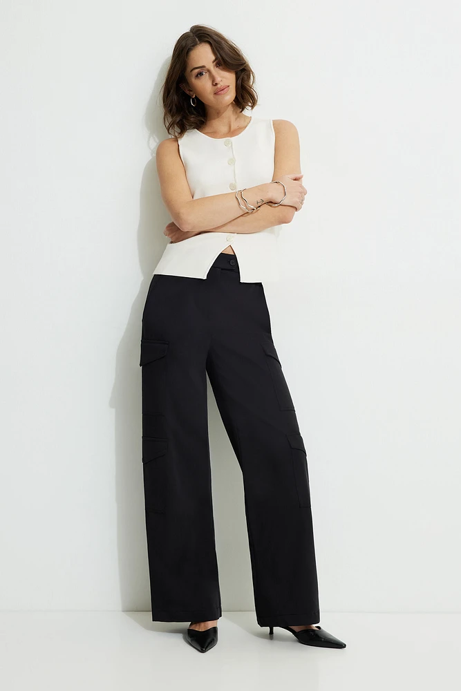 Straight Leg Cargo Pants