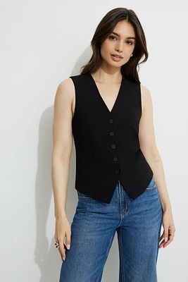 Veste sans manches à dos cintré Nelly