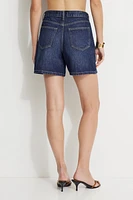 Short en denim A taille haute et coupe Charlie