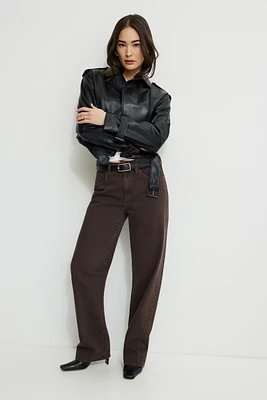 Mika Mid Rise Relaxed Straight Leg Jeans