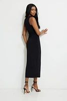 Draped Sculpt Maxi Dress
