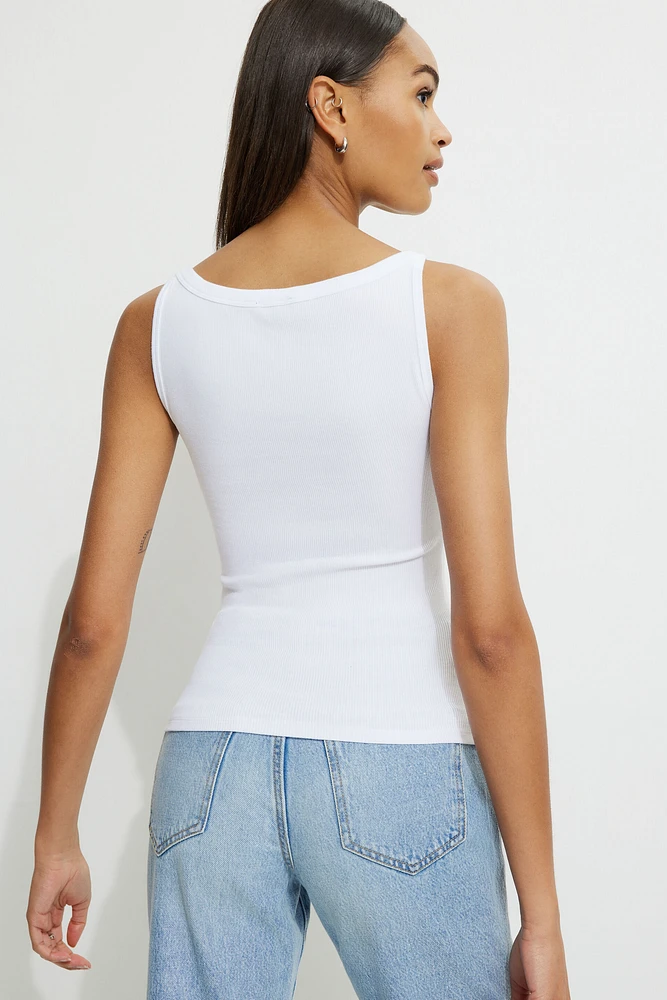 Camisole côtelée Nola