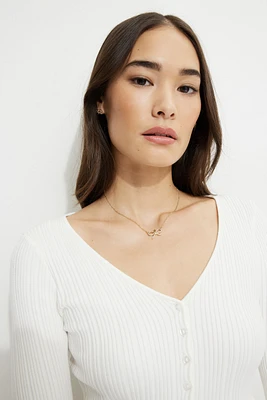 Collier avec boucle à pierres