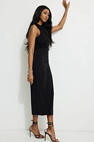 Draped Sculpt Maxi Dress
