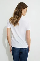 T-shirt essentiel en coton à col V