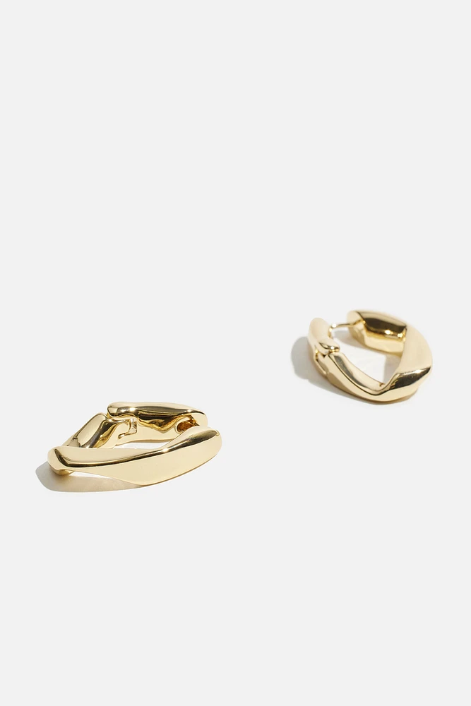 Boucles d’oreilles à maillon simple
