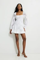 Minirobe Amelie à manches bouffantes