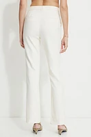 Pantalon évasé à couture avant