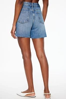 Short en denim A coupe Heidi