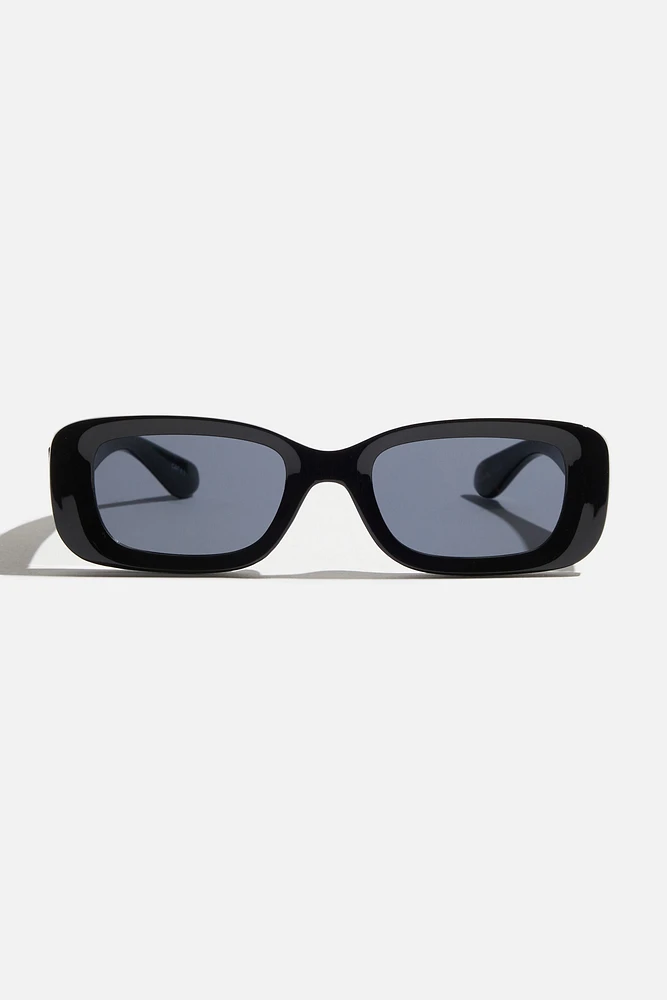 Lunettes de soleil rectangulaires rétro
