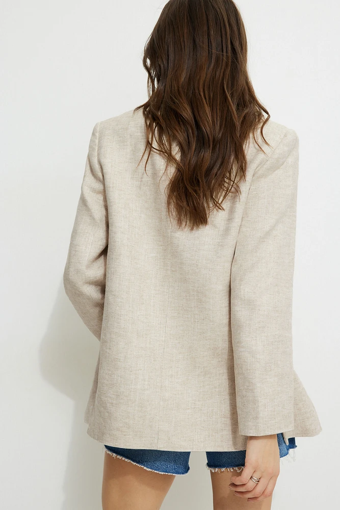 Noa Oversized Linen Blazer