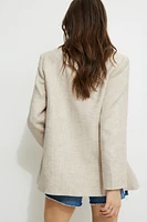 Noa Oversized Linen Blazer
