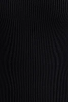 Robe midi en tricot à fente