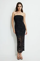Robe tube maxi en maille Elisa