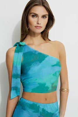 Camisole à épaule unique et boucle