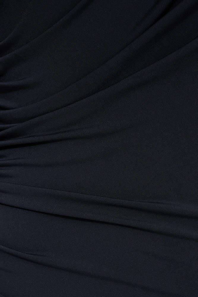 Draped Sculpt Maxi Dress