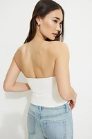Embellished Corset Tube Top