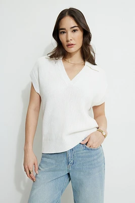 Oversized Sweater Vest