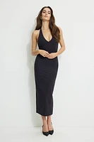Robe maxi à col licou plongeant
