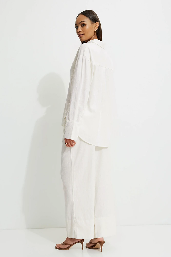 Chemise ample en lin Monroe