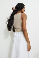 Keyhole Knit Vest