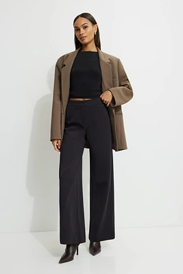 Pantalon Anywear à jambe super large en scuba