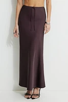 Cary Satin Slip Maxi Skirt