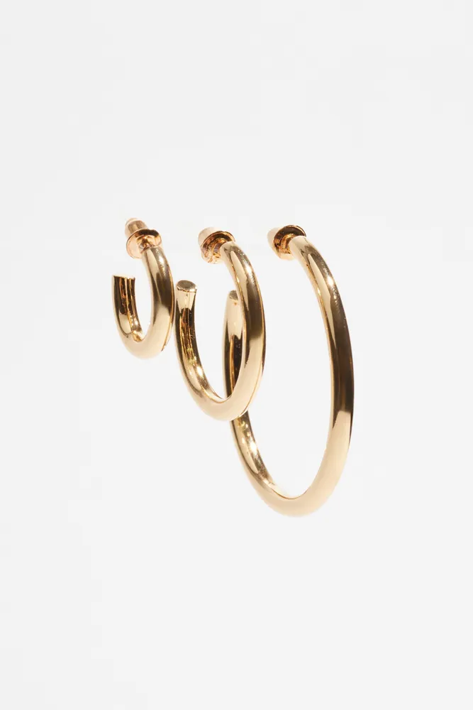 3-Pack Trio Hoop Earrings