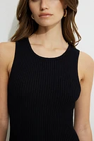 Marissa Ribbed Mini Sweater Dress