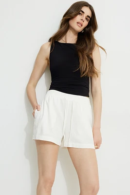 Short en lin à enfiler