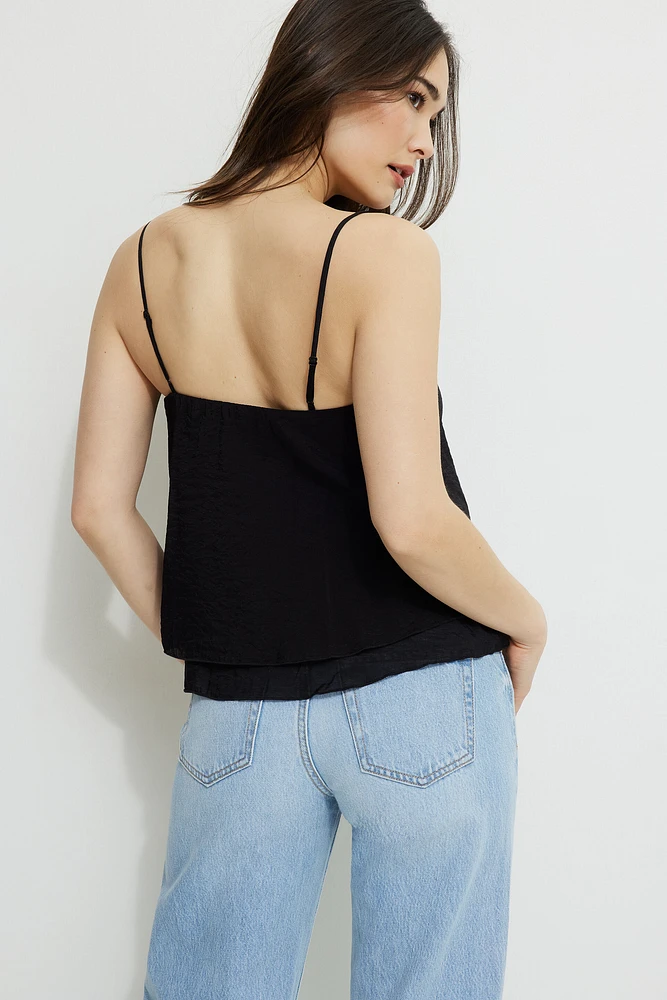 Clover Ruffled Cami Top