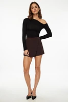 Jupe-short asymétrique Peyton