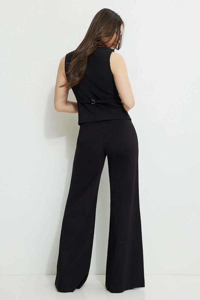 Wide Leg Ponte Pants