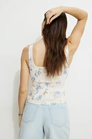 Embroidered Tank Top