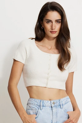 Cardigan à boutons en perle Billy Heavenlyarn™